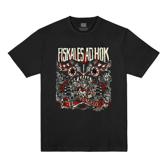 Polera Oficial Fiskales Ad-Hok - El Flagelo - Negro