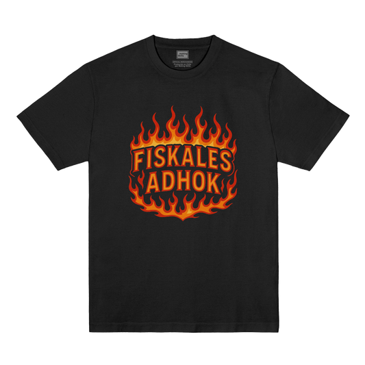 Polera Oficial Fiskales Ad-Hok - Fuego - Negro
