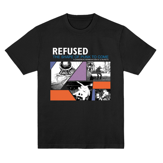 Polera Oficial Refused - The Shape of Punk to Come - Negro