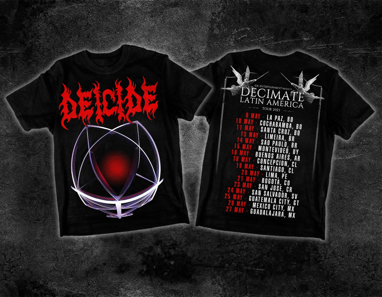 Polera Oficial - Deicide - Legion - Negra