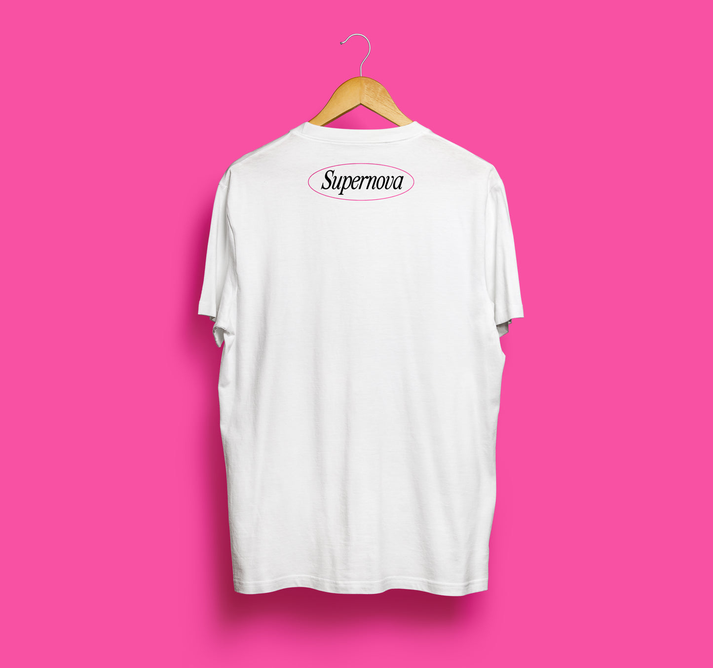 Polera Oficial - Supernova - Maldito Amor - Blanca