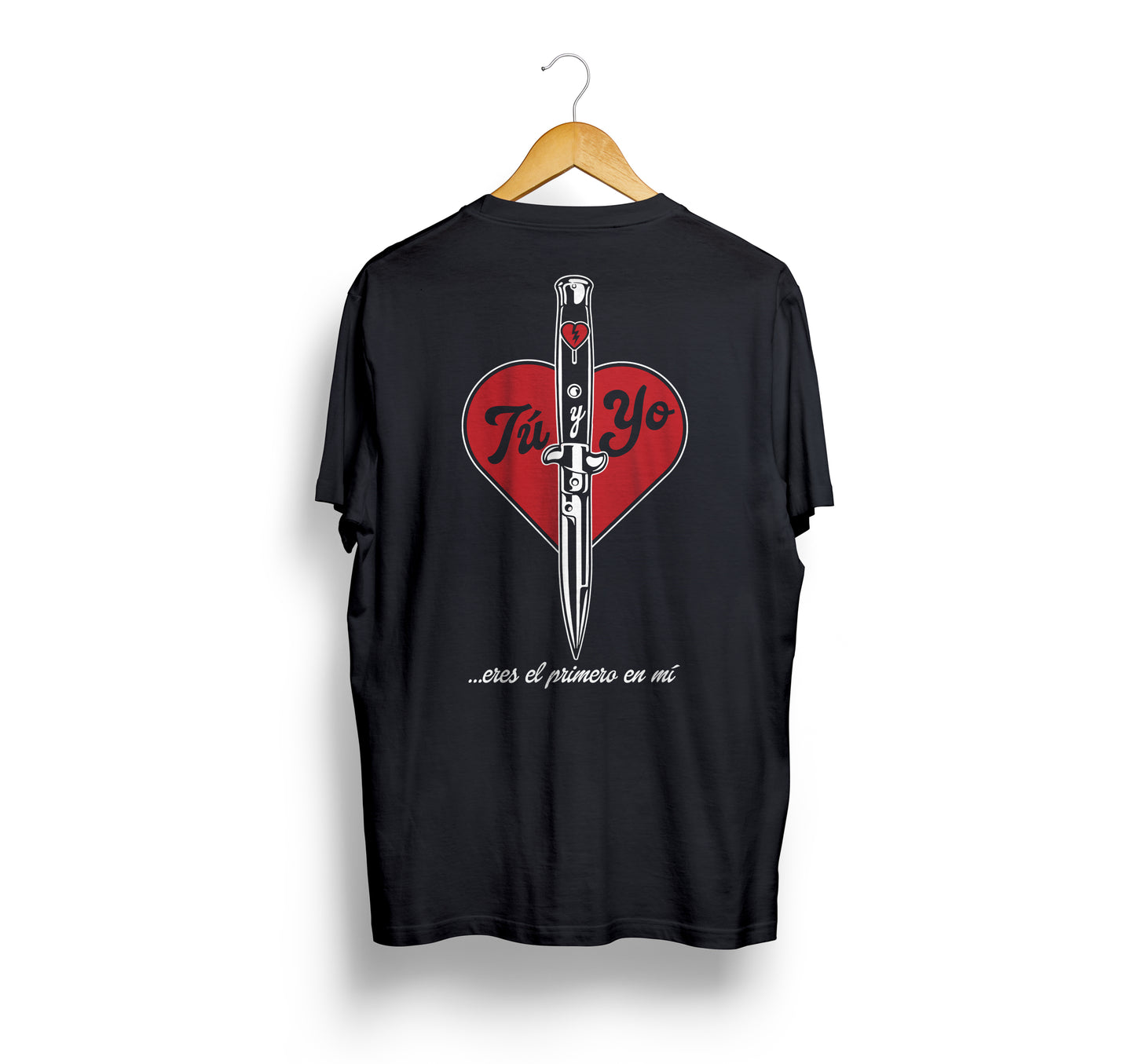 Polera Oficial - Supernova - Tu y Yo - Negra
