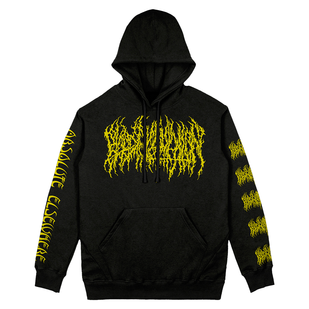 Poleron Hoodie Oficial Blood Incantation - Absolute Elsewhere Logo - Negro