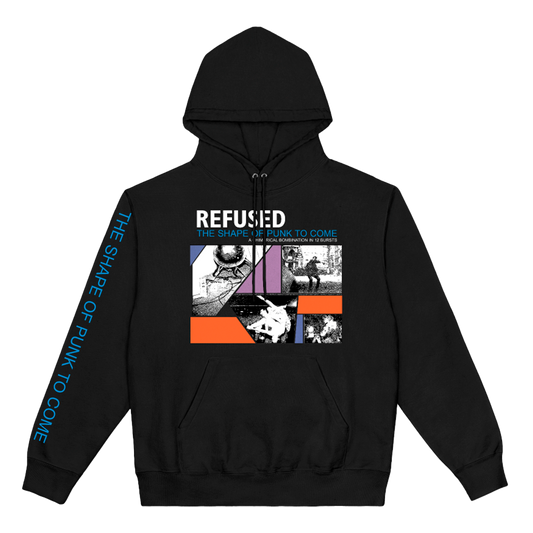Polerón Hoodie Oficial Refused - The Shape of Punk to Come - Negro