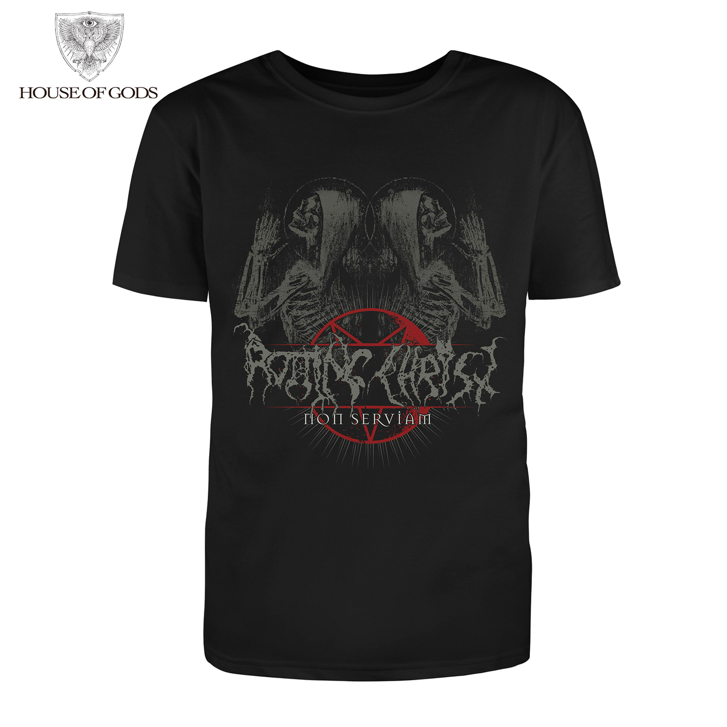 Polera Oficial Rotting Christ - Non Serviam - Negro
