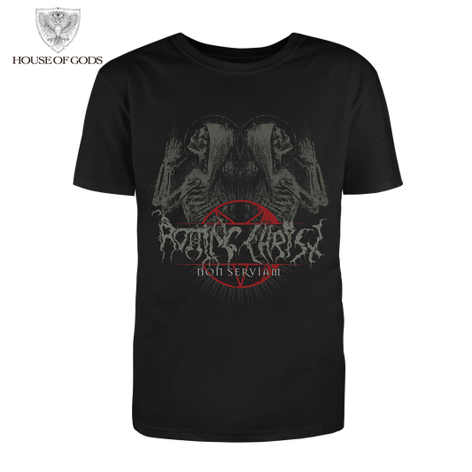 Polera Oficial Rotting Christ - Non Serviam - Negro