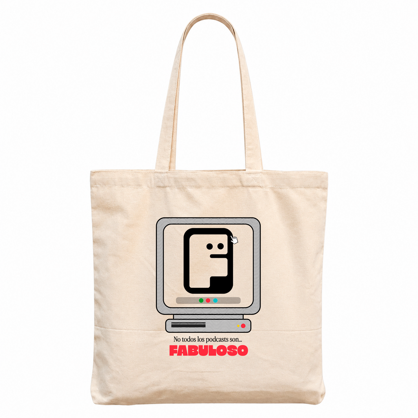 Tote Bag Oficial Fabuloso - No Todos los Podcast son Fabuloso - 42 x 38 cm