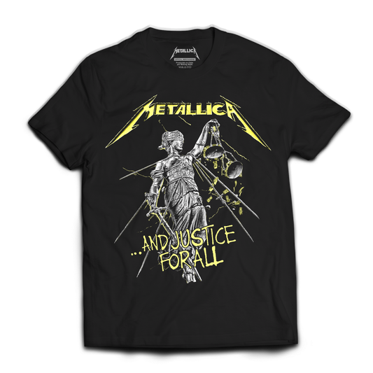 Polera Oficial Metallica - And Justice For All - Negro