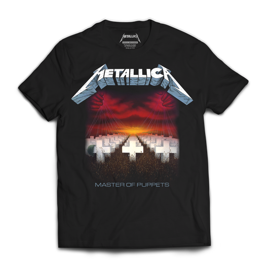 Polera Oficial Metallica - Master of Puppets - Negro