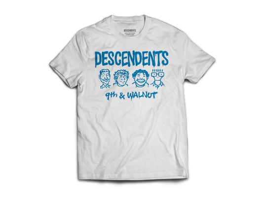 Polera Oficial Descendents - 9TH Walnut - Blanco