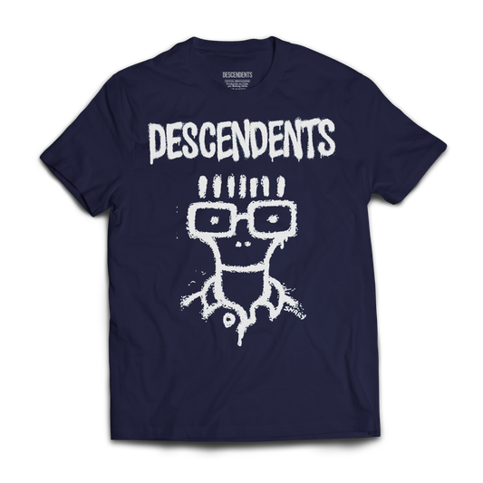 Polera Oficial Descendents - Sketchy Milo - Azul Marino