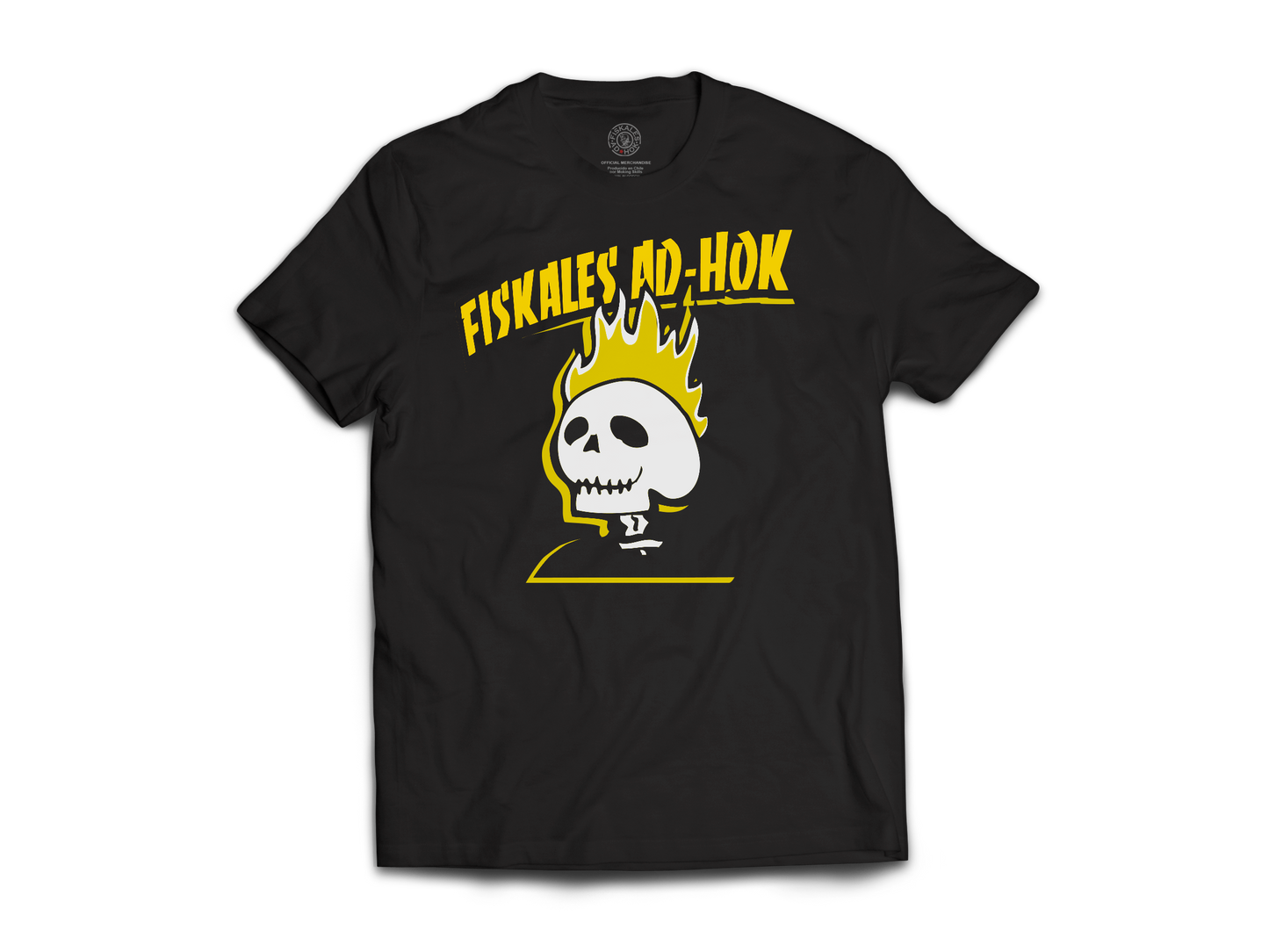 Polera Fiskales Ad-Hok - Fiesta Calavera - Negro