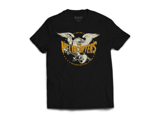 Polera Oficial Hellacopters - Eagle - Negro