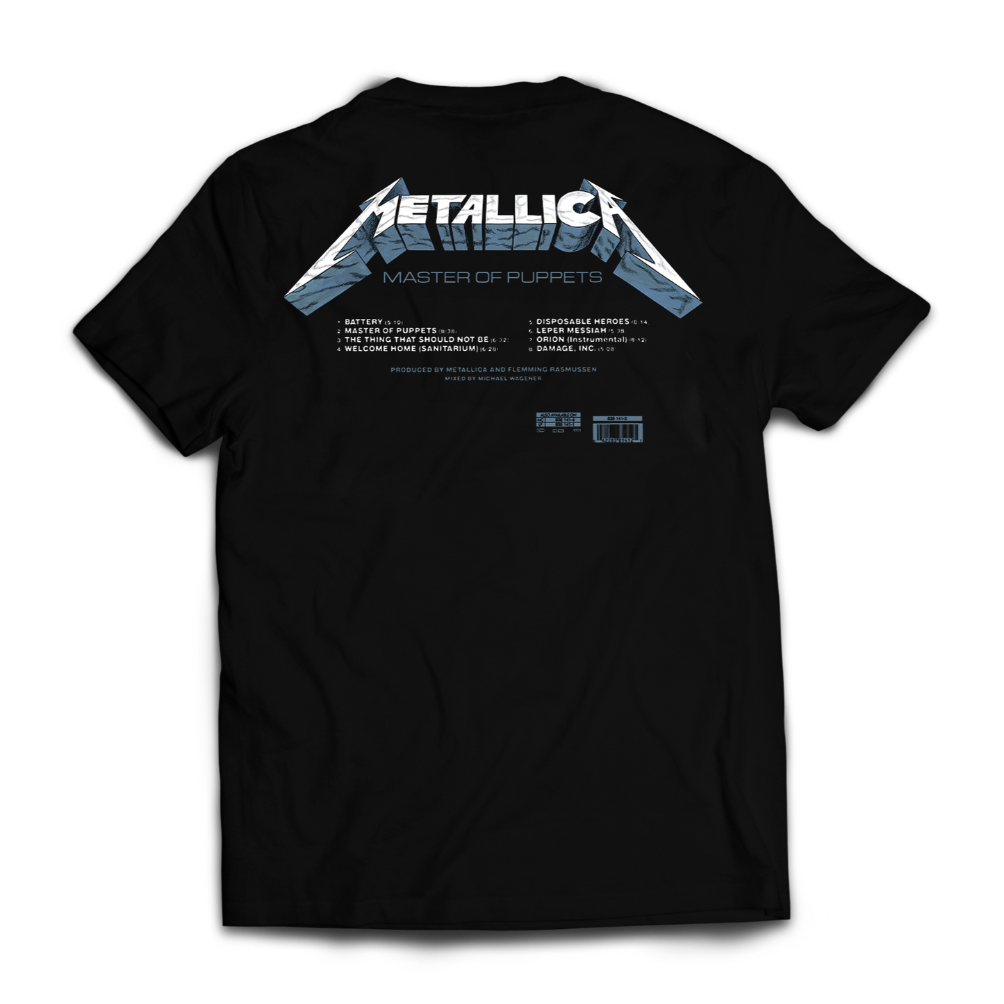 Polera Oficial Metallica - Master of Puppets - Negro