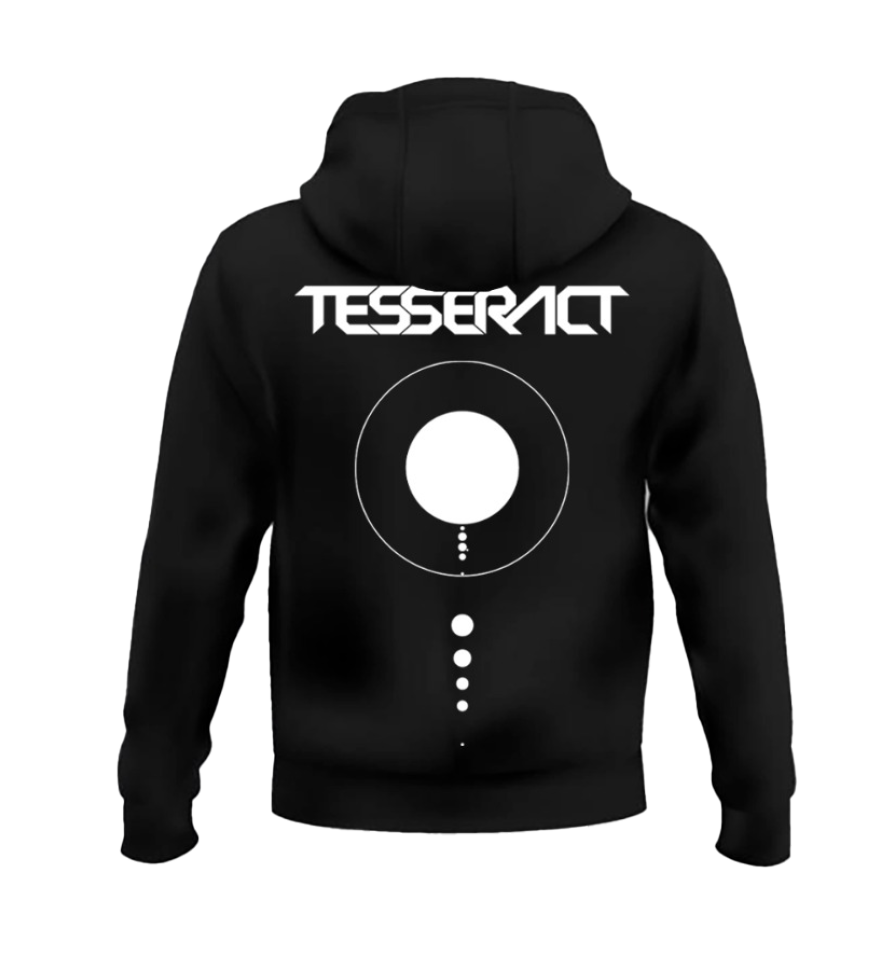 Poleron Oficial Hoodie - TesseracT - Gira Chile 2023 - Negro