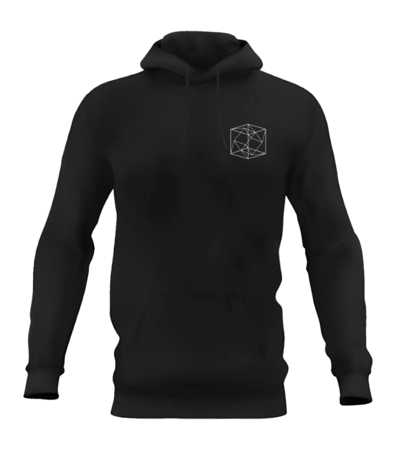 Poleron Oficial Hoodie - TesseracT - Gira Chile 2023 - Negro