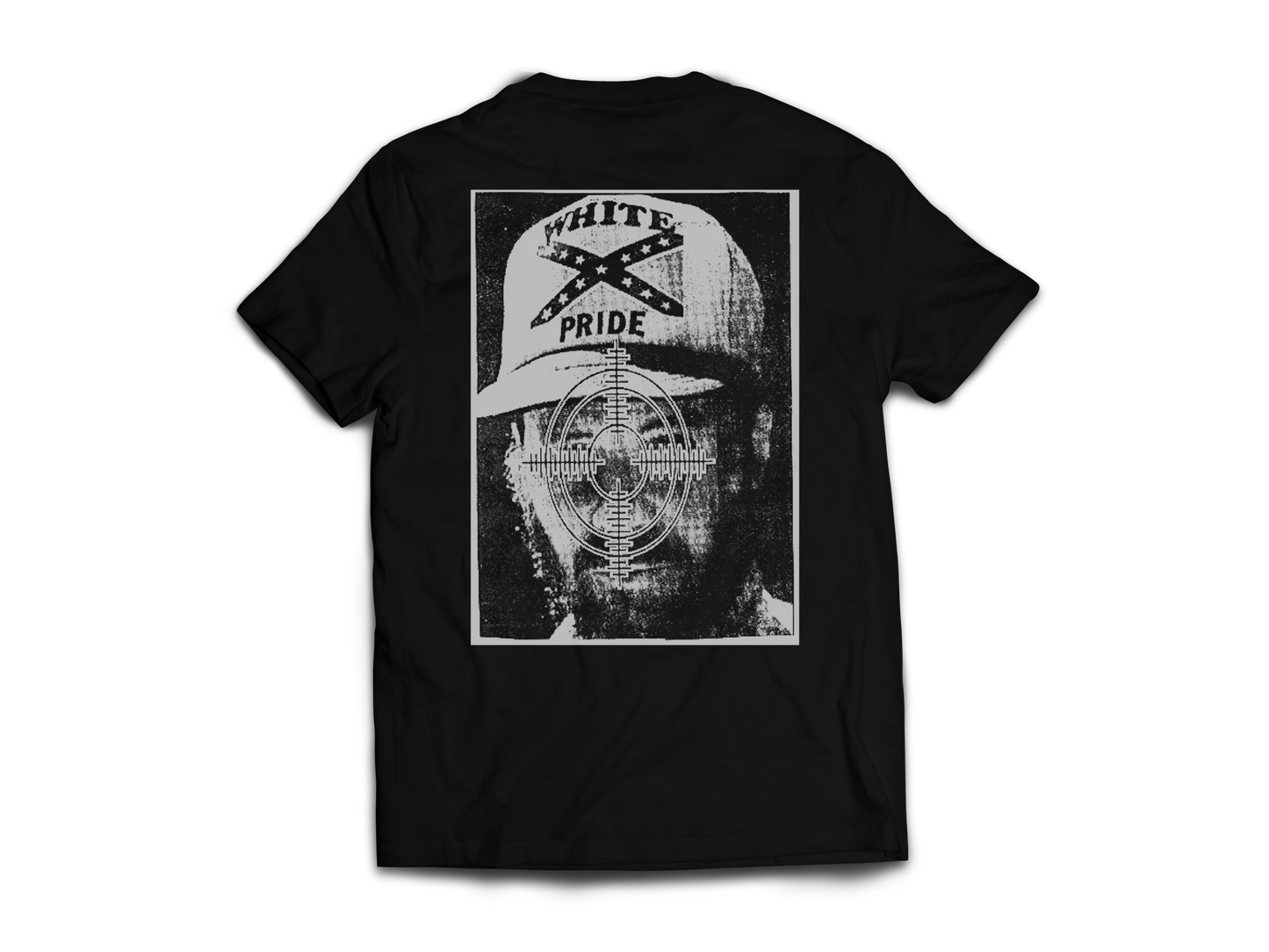 Polera Oficial Propagandhi - Gun Sight Back - Negro