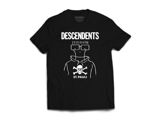 Polera Oficial ST. PAULI - Descendents Collab - Negro