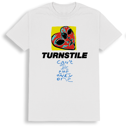 Polera Oficial Turnstile - Only One - Blanco