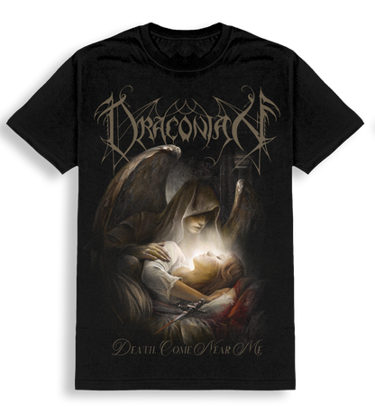 Polera Oficial Draconian - Death Come Near Me - Negro