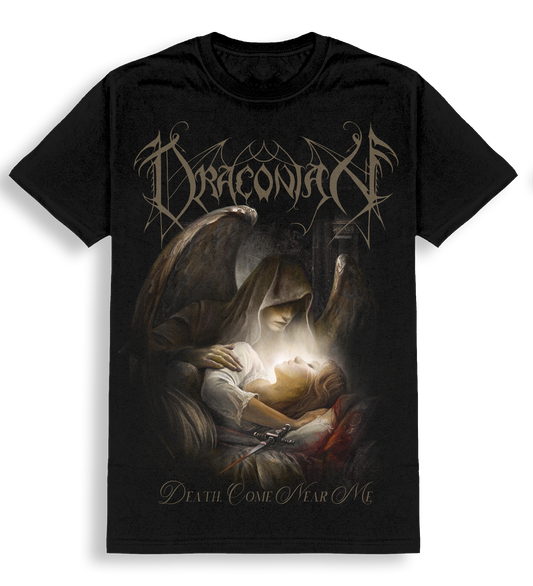 Polera Oficial Draconian - Death Come Near Me - Negro