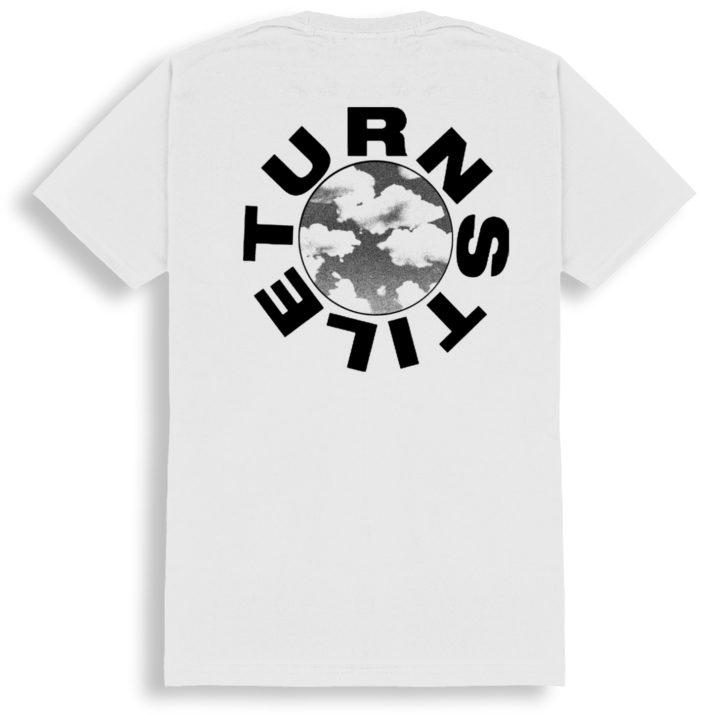 Polera Oficial Turnstile - Glow On - Blanco