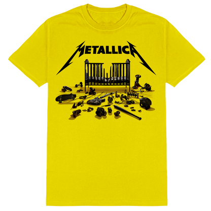 Polera Oficial Metallica - 72 Seasons - Amarillo