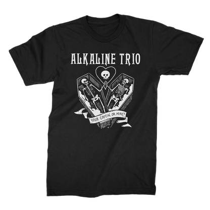 Polera Oficial Alkaline Trio - Your Coffin - Negro