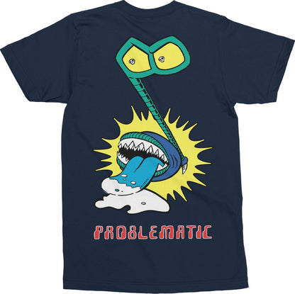 Polera Oficial ALL - Problematic Invader - Azul Marino