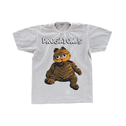 Polera Oficial Drogatones - Reunion Cat Blanca