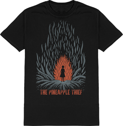 Polera Oficial The Pineapple Thief - Flames - Negro