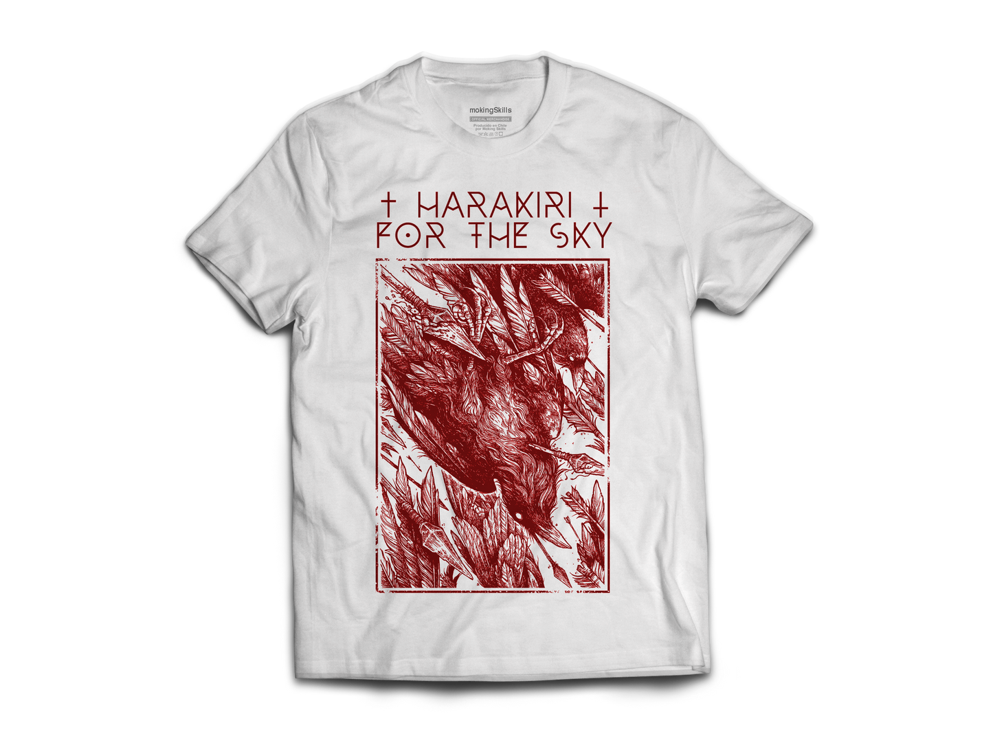 Polera Oficial - Harakiri for the sky - Blanca