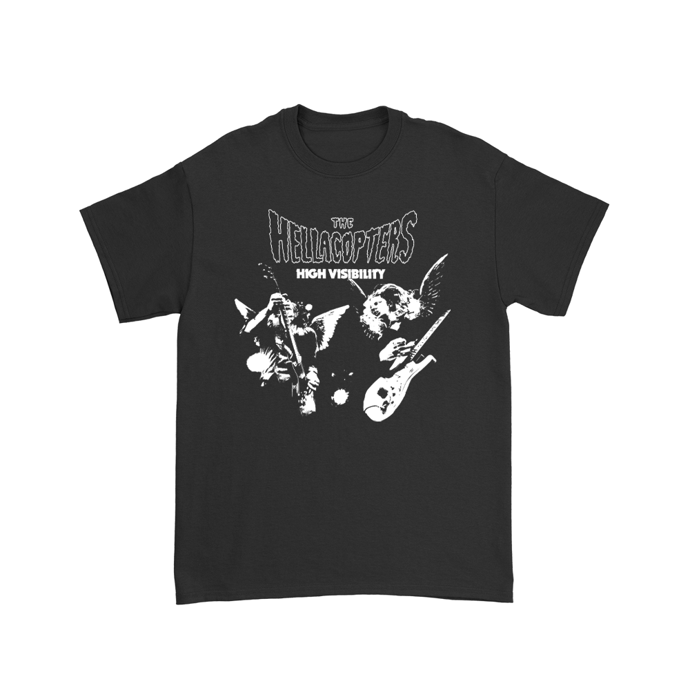 Polera Oficial Hellacopters - High Visibility - Negro