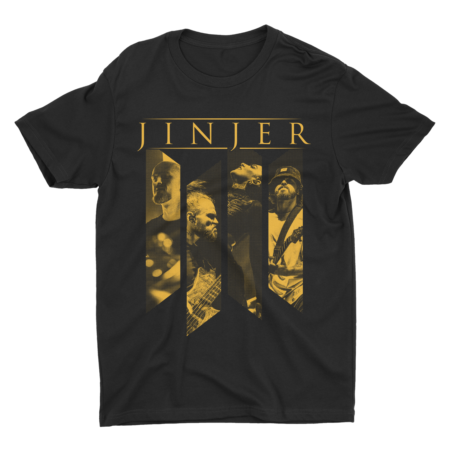 Polera Oficial Jinjer - Live in Los Angeles - Negro