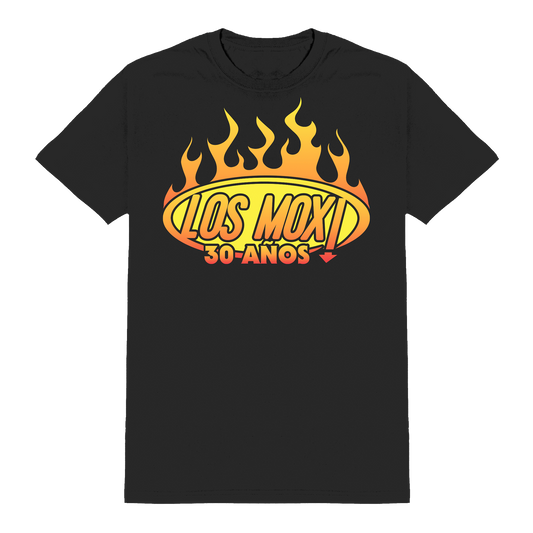 Polera Oficial Los Mox - Aniversario 30 años - Negro