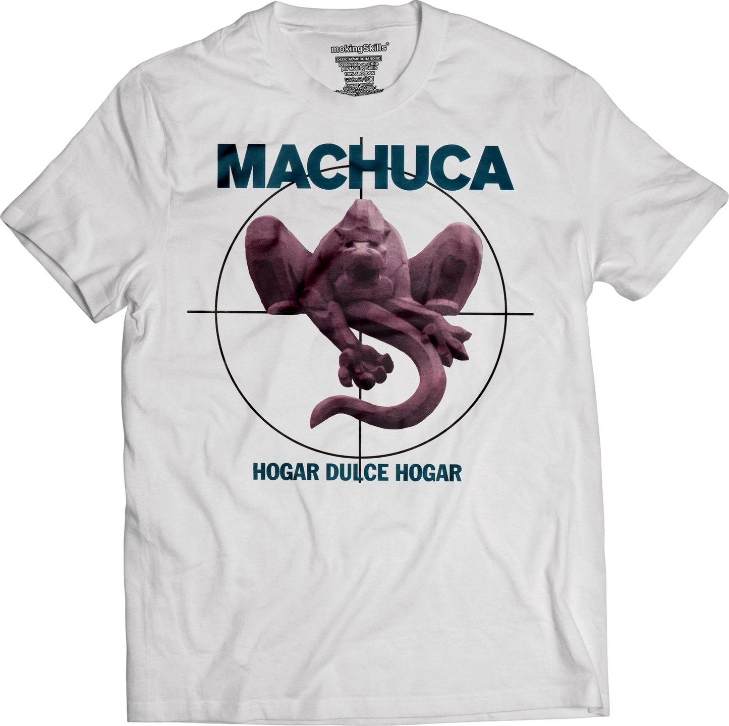 Polera Oficial Machuca - Hogar Dulce Hogar - Blanca