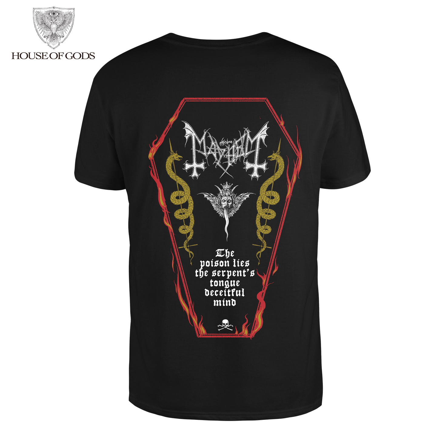 Polera Oficial - Mayhem - Goat - Negra