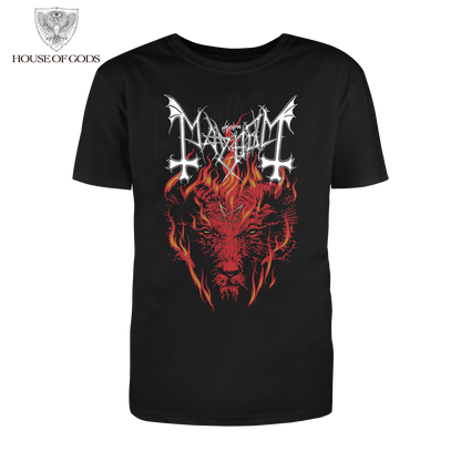 Polera Oficial - Mayhem - Goat - Negra