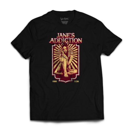 Polera Oficial Jane's Addiction - Strastruck - Negro