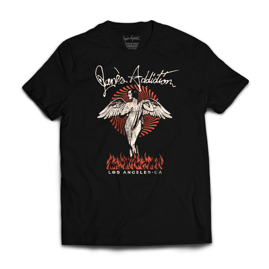 Polera Oficial Jane's Addiction - Angel - Negro