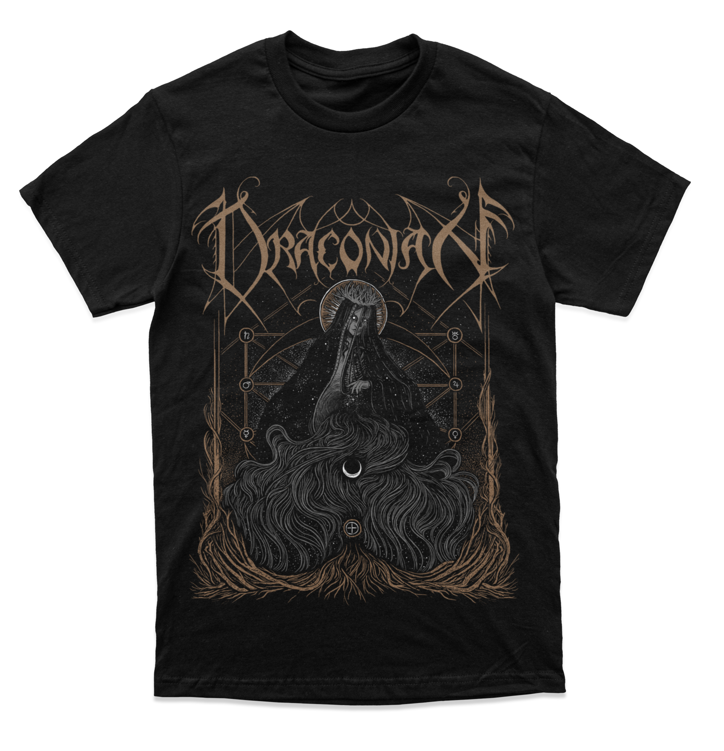 Polera Oficial Draconian - Sorrow of Sophia - Negro