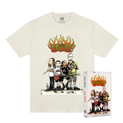 Los Mox! - Pack - Polera Se me Acumuló el Mox - Beige + Cassette
