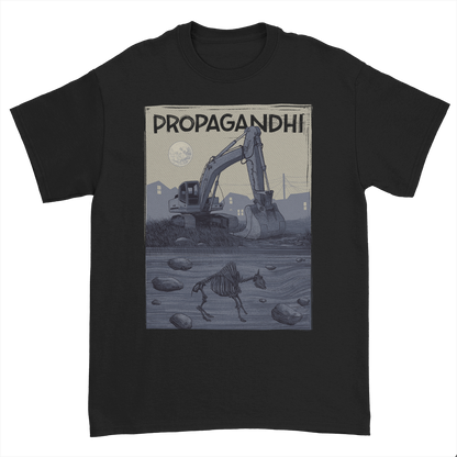 Polera Oficial Propagandhi - Bulldoze - Negro