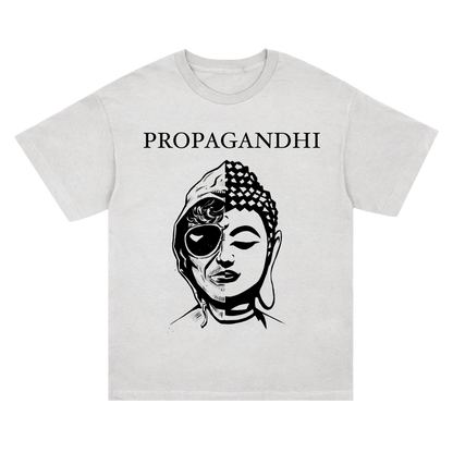 Polera Oficial Propagandhi - Ted Buddha - Blanco