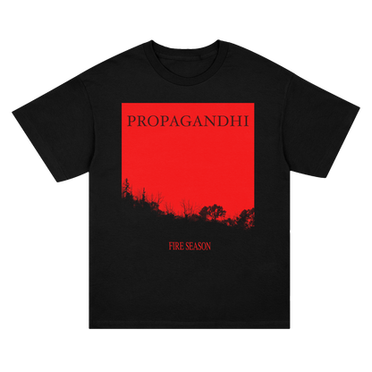 Polera Oficial Propagandhi - Fire Season - Negro