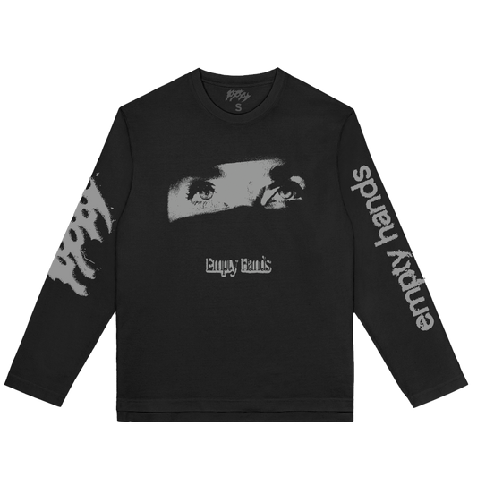 Polera Manga Larga Oficial Poppy - Empty Hands - Negro