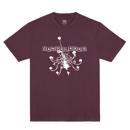 Polera Oficial Candelabro - Lámpara - Burdeo