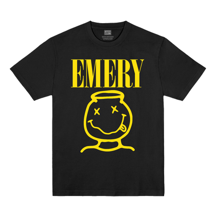 Polera Oficial Emery - Nirvana - Negro