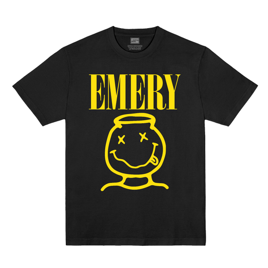 Polera Oficial Emery - Nirvana - Negro