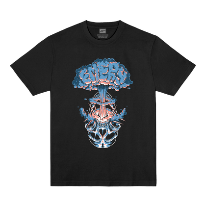 Polera Oficial Emery - Skull Bomb - Negro